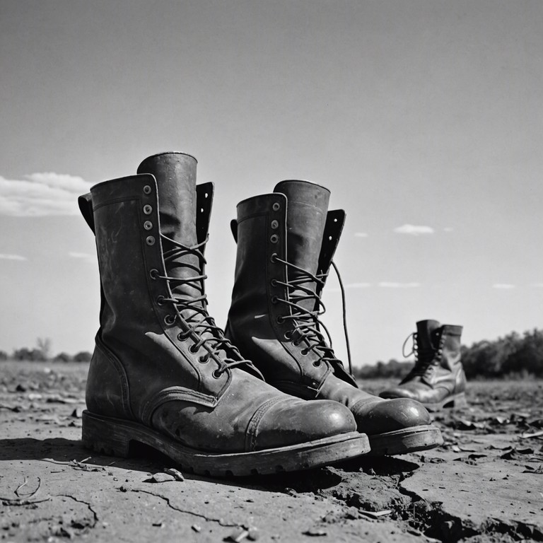 A haunting, somber composition reflecting the sobering memories of historical battles. The track blends the resonating sound of a military march with eerie undertones, symbolizing the ghosts of warriors and their undying spirits that linger on the battlefields. It is an homage to the forgotten heroes who fought with honor and valor against the backdrop of time.