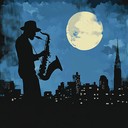 a sensual groove blending jazz and funk under moonlight