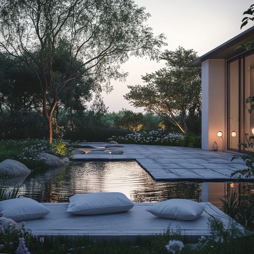 This tranquil track evokes the stillness of a garden at evening with its soft and soothing music. Perfect for unwinding, it features harmonious arrangements that create a peaceful atmosphere, ideal for relaxation and contemplative moments.