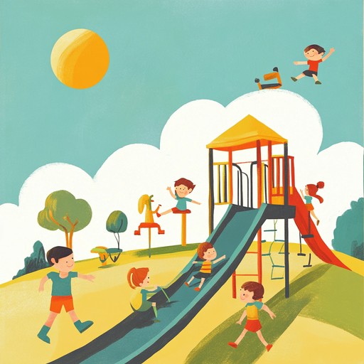 This vibrant instrumental track celebrates children's playful victories and joyous moments in the playground. Lively melodies and energetic rhythms encapsulate the spirit of adventure, friendship, and triumph, making it perfect for uplifting children's entertainment.