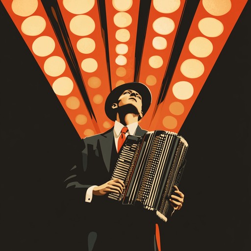 An enchanting instrumental that brings to life the excitement of cabaret shows, featuring spirited melodies and rhythmic patterns reminiscent of early 20th century european nightlife.