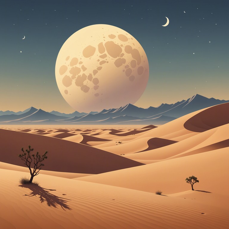 Echoes of the sands brings a serene ambiance, intertwining traditional middle eastern sounds with modern ethereal tones to craft a peaceful, mystical listening experience perfect for reflective moments or cultural exploration.