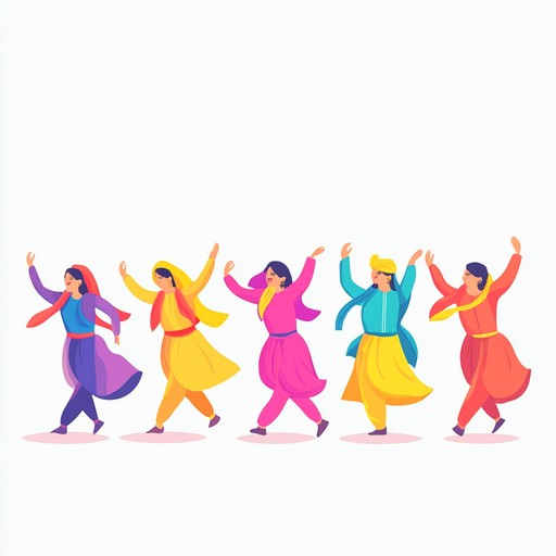 A dynamic and energetic instrumental track that captures the essence of bhangra dance celebrations. With vibrant dhol rhythms and an uplifting melody, this song paints a picture of joyous community gatherings filled with dance and festivity.