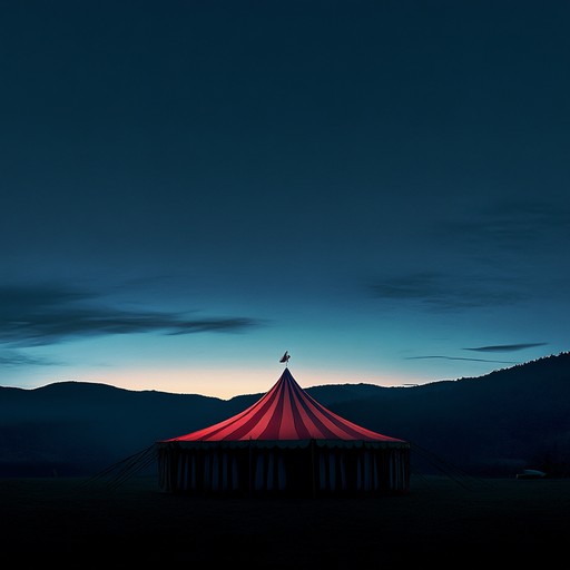 Dive into a twisted carnival with eerie melodies blending traditional polka rhythms and unsettling soundscapes. An accordion leads the melody surrounded by sinister undertones, creating a bizarre, playful, yet disturbing auditory experience. Perfect for a dark fairground theme or halloween setting.