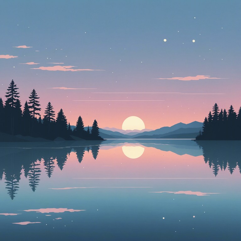 This track involves a soothing blend of ambient synths and gentle electronic rhythms, creating a peaceful soundscape perfect for unwinding or deep focus. The use of soft beats and flowing melodies invites listeners into a serene electronic world, immersing them in tranquility and electronic subtlety.