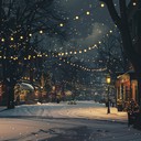 upbeat sleigh bells with energetic, joyful holiday orchestration