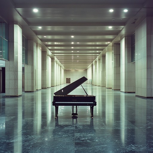 A gentle instrumental that weaves through the silence of vacant offices, expressing feelings of sadness and nostalgia for times past