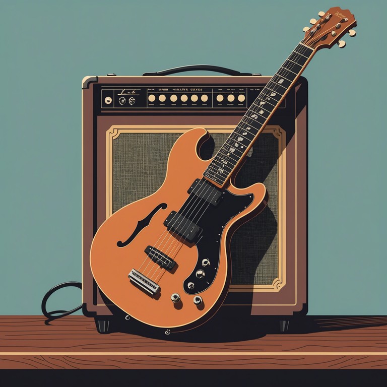 A captivating exploration of musical genres where the haunting sounds of a sitar overlay with powerful rock basslines, crafting a soundscape of cultural and emotional complexity.
