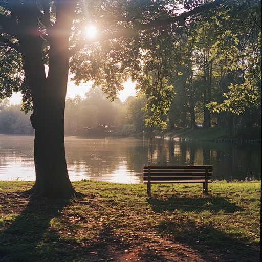 A gentle melody guiding you through thoughts on a serene sunlit afternoon, recalling quiet parks and tranquil lakes. The soft tones evoke a calm introspection perfect for relaxed environments.