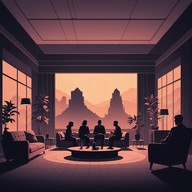soft tunes, soul deep melodies, night setting.