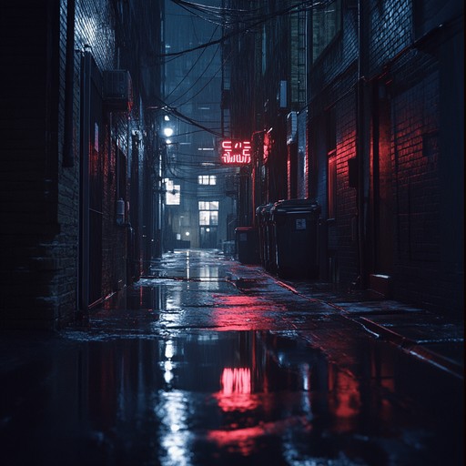 A thrilling blend of deep basslines and eerie atmospheric synths, capturing the essence of urban nightscapes. The track combines rhythmic intensity with a sinister vibe, perfect for evoking nocturnal adventures or high stakes scenarios.