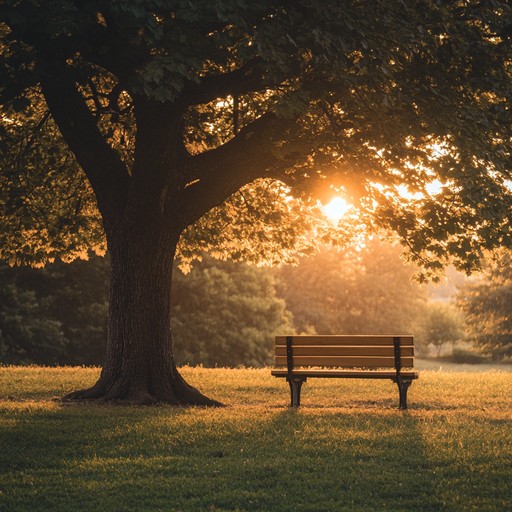 Picture walking through a quiet park during a warm summer evening, the sound of crickets and a gentle breeze accompanying your steps. This instrumental track features smooth melodies and ambient sounds designed to relax and transport you to that serene setting.