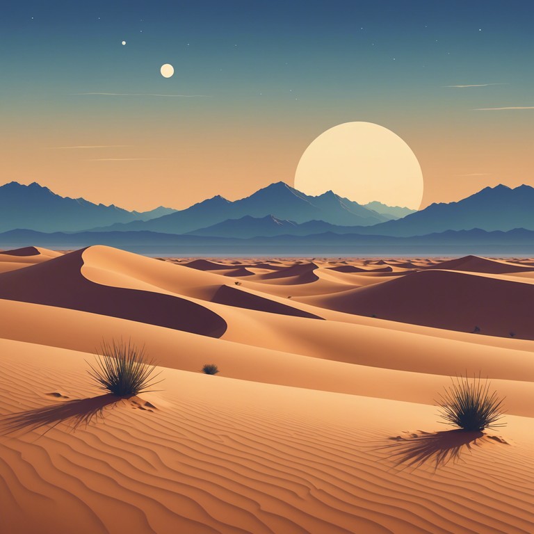 This composition transports listeners to a spirited journey through middle eastern landscapes, featuring traditional instruments and harmonies that evoke the essence of liberation and cultural pride. It intertwines the spirit of ancient desert melodies with modern dynamism, symbolizing freedom and the breaking of bonds, echoing the vastness and unpredictability of the desert wind.