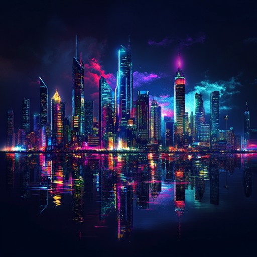 A pulsating electronic track featuring vibrant synth melodies and dynamic rhythms that capture the essence of nighttime drives through neon lit streets, inspiring excitement and movement.