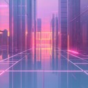 serene cyber punk vibes for peaceful futuristic landscapes