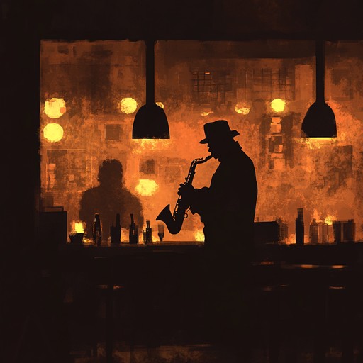 An alluring instrumental piece combining haunting saxophone tunes with vibrant latin percussion, capturing the essence of enigmatic nights filled with passion and secrets.