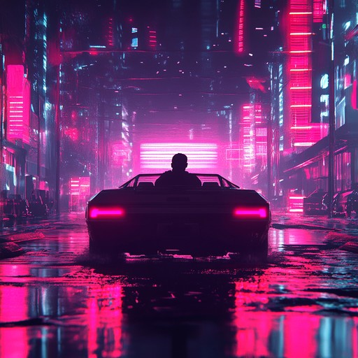 A soothing instrumental piece that blends lush synthesizer melodies with atmospheric pads, creating a dreamy synthwave soundscape that evokes a midnight drive through a futuristic city bathed in neon lights.