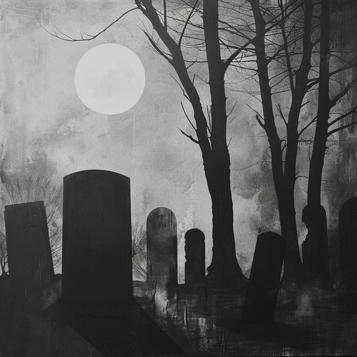 Enter the misty graveyard where shadows dance among tombstones. Eerie guitar riffs and haunting synths create a dense fog of sound, weaving an unsettling atmosphere. Echoing vocals evoke the spirits as dark, pulsating beats drive the tension. Feel the chill as the music leads you deeper into the unknown.