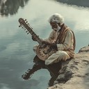 sitar and tabla create tranquil river sounds