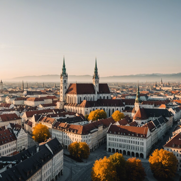 Imagine a musical piece that captures the heartwarming essence of a bavarian sunrise, using modern schlager styles to paint an auditory picture of optimism and renewal.