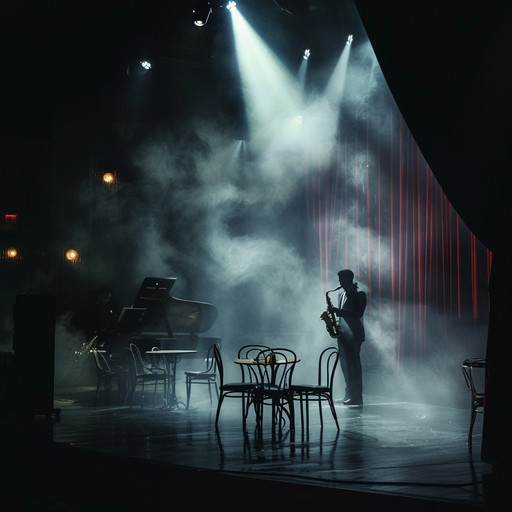 A dramatic swing piece set in a smoky 1940s cabaret, featuring intense and evocative melodies that capture the emotional highs and lows of the era. The lush arrangements and dynamic crescendos transport the listener to a noir inspired setting, filled with mystery and intrigue