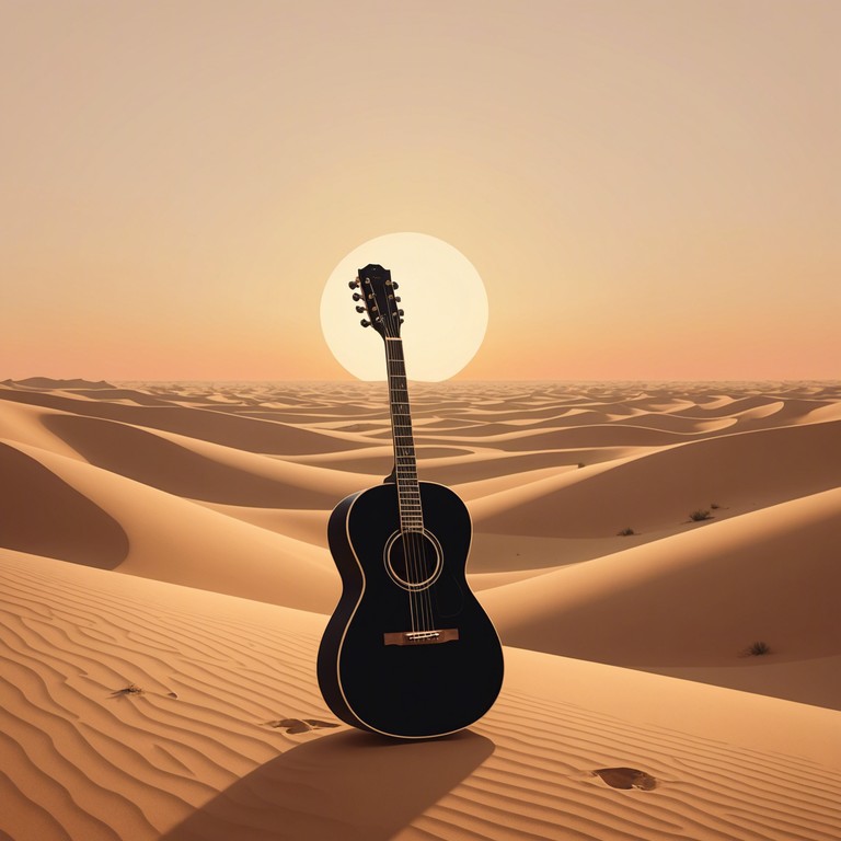 Imagine sitting by a campfire under a starlit sky in the sahara, the gentle strumming of the oud echoing softly in the background, designed to bring peace and serenity to the listener's mind.