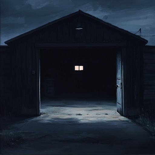 This track combines distorted guitar riffs with unsettling ambient sounds to create a haunting atmosphere reminiscent of ghostly garages and abandoned workshops. The slow build up of suspense leads to a climax of dissonant noise, evoking feelings of unease and tension.