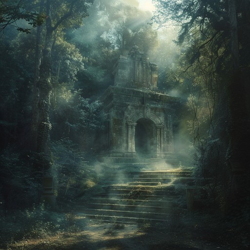 Ethereal ancient whispers brings together haunting and mystical tunes adorned with world ethnic elements, evoking a sense of timeless voices from bygone eras. The enchanting soundscape is both eerie and bewitching, perfect for those seeking an immersive auditory journey.