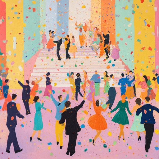 This instrumental track bursts with jovial energy, featuring whimsical melodies and playful rhythms. Ideal for parties and celebratory events, it's a blend of traditional ballroom vibes and eccentric novelty elements, ensuring everyone is up and dancing with a smile.