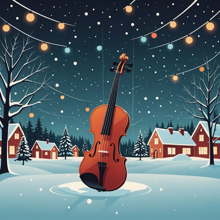 Dive deeper into the unique blend of robust violin sounds vigorously integrated with the joyful atmospheres of the holiday season, offering a powerful, energetic yet contrasting musical experience.