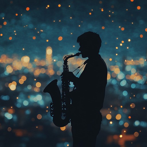 The track is an instrumental blend of lively jazz melodies and driving house beats, evoking the excitement and vibrancy of urban nightlife. Saxophones weave through rhythmic basslines, while energetic percussion propels the music forward, creating an atmosphere that is both sophisticated and danceable.