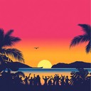 uplifting beats with breezy island vibes and excitement