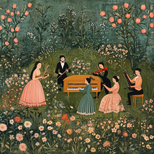 Transport yourself to a serene 18th century garden. Gentle harpsichord melodies intertwined with lush string harmonies create a soothing and exquisite baroque experience. Subtle ornamentation and soft dynamics make this a perfect background for relaxation and reflection.