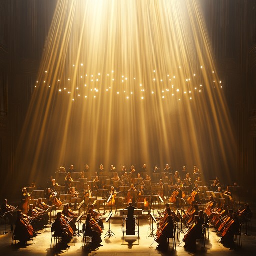 A grand orchestral piece that starts with delicate strings and steadily builds into a powerful crescendo, symbolizing overcoming obstacles and achieving greatness. Sweeping melodies performed by a full orchestra evoke feelings of hope, determination, and courage, making it perfect for cinematic inspiration and motivational moments.