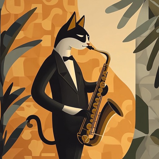 Cheerful and engaging jazz number featuring a whimsical saxophone that highlights the playful essence of 1940s swing jazz. The bouncy rhythm and spirited melodies create a joyful and lively atmosphere