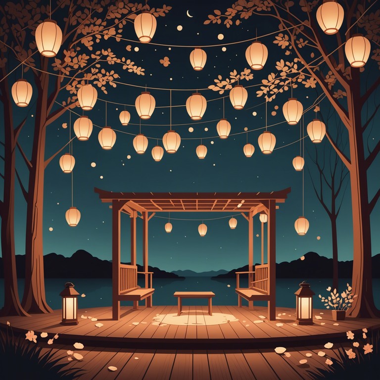 Imagine a serene night under the stars, the sound of an acoustic guitar gently playing. This vision captures the essence of velvet strings under stars, a bluegrass track with a twist of elegance and sensuality, perfect for a peaceful, romantic evening.