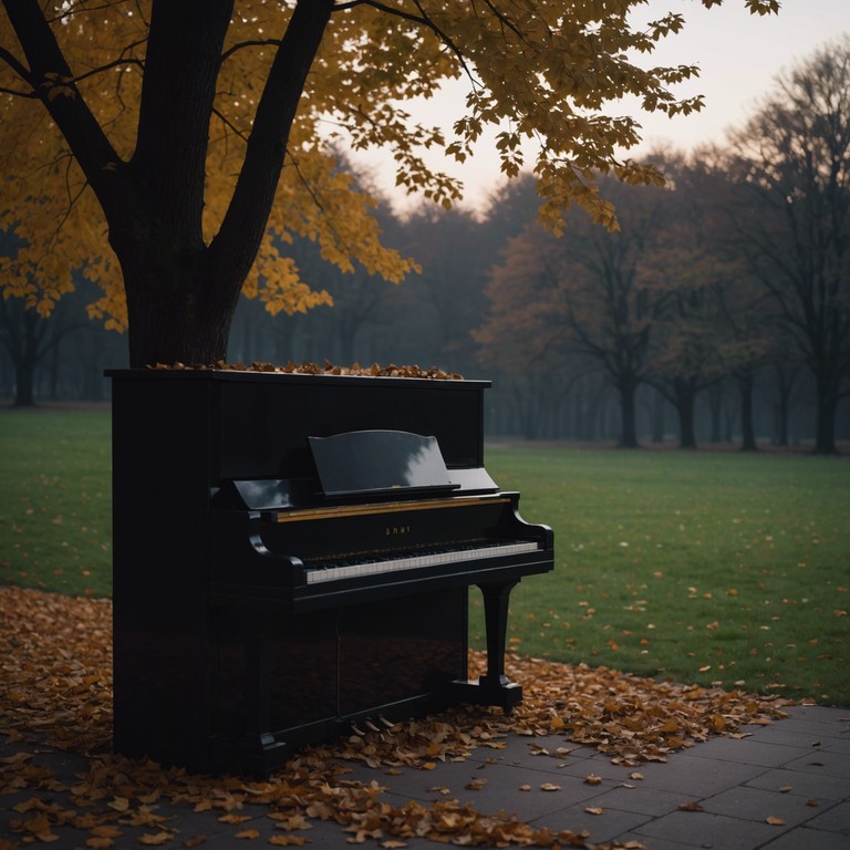 An evocative musical journey emphasizing the complexities of solitude and inner peace through the enigmatic and minimalist use of a solo piano, creating a contemplative and sometimes somber atmosphere. The piece slowly unfolds, revealing layers of emotion and depth that resonate with the complexities of human experiences of loss and reflection.