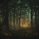 ancient forest enveloped in ethereal, ambient experimental sound textures