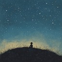 an instrumental lullaby invoking nostalgic reflections of childhood nights.