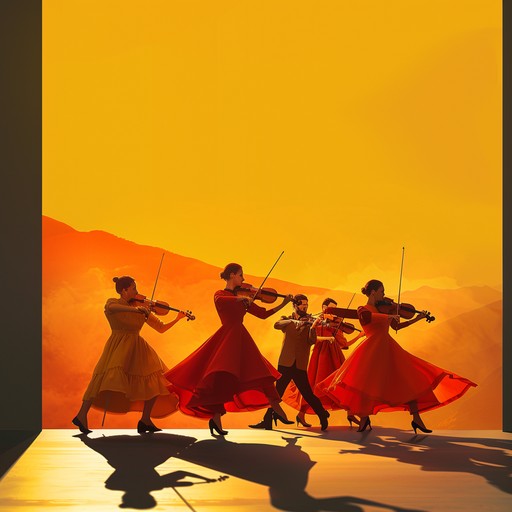 Experience a high energy polka soundtrack infused with dramatic orchestral elements that build suspense and energy, transforming traditional rhythms into an exhilarating narrative. This blend of genres creates a powerful crescendo that captivates listeners.