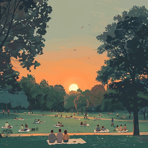 A gentle swing tune evoking lazy summer days spent in the park, perfectly blending mellow rhythms and soothing melodies. Ideal for creating a tranquil and nostalgic atmosphere