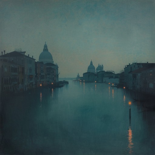 A romantic piece inspired by the twilight of venice, using lush string arrangements to evoke a serene, melancholic atmosphere. The composition flows like a serenade, blending classical elements with modern cinematics, transporting listeners to the canals of venice at dusk.