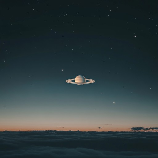 This composition captures the sublime beauty of saturn’s rings illuminated by moonlight, using soft piano key strokes to evoke an ethereal otherworldly atmosphere, suggesting both the tranquility and the alien isolation of space. The piece oscillates between celestial harmony and haunting solitude, mirroring the ebb and flow of the cosmic winds.