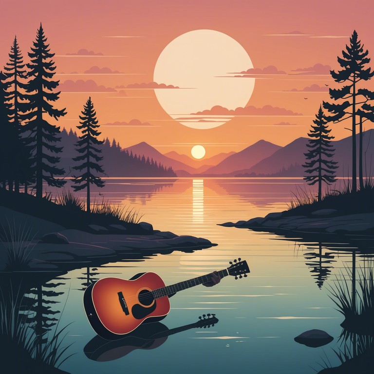 This blues rock track captures the essence of reflective, serene evenings with its warm, inviting guitar riffs and smooth bass lines. The composition invokes a sense of nostalgia and comfort, ideal for winding down at the end of the day.