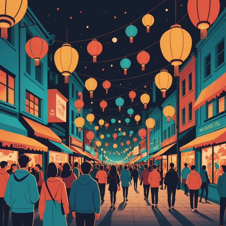 Imagine wandering through the heart of the city, the streets alive with the sound of music and laughter. This track serves as a perfect backdrop to a night of uninhibited joy and vibrant urban atmosphere.