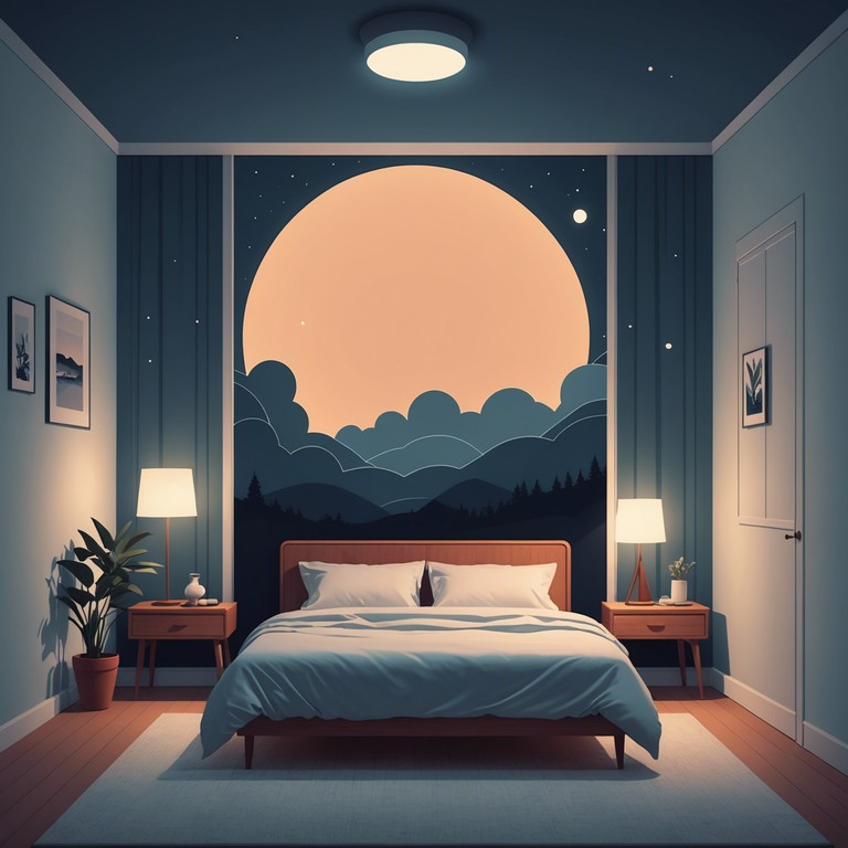 This track embodies the peaceful solitude of late night hours, with ambient sounds designed to soothe the mind and encourage deep relaxation. Soft synths create a backdrop for gentle, echoing piano notes that evoke a sense of tranquility and introspection.