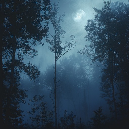 This song evokes the feeling of walking through a misty, moonlit forest at night, with eerie sounds and whispers echoing through the trees. The melody is subtle and enchanting, with layers of ethereal pads, soft synths, and delicate piano notes weaving together to create a sense of wonder and unease.