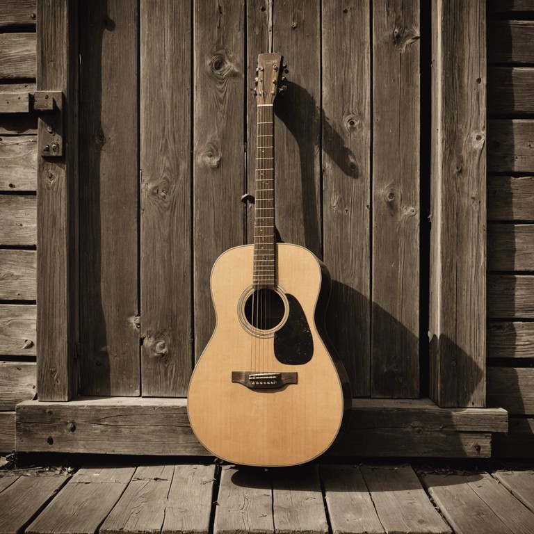 A nostalgic journey through a rugged soundscape, 'rustic echoes of yesterday' combines the raw timbres of an acoustic guitar with traditional musical forms. Evoking the spirit of a weathered past, the song captures the essence of storytelling through instrumental music. It's a piece that feels like flipping through an old, dusty photo album or taking a walk through an abandoned countryside village, where each note resonates with tales of yore.