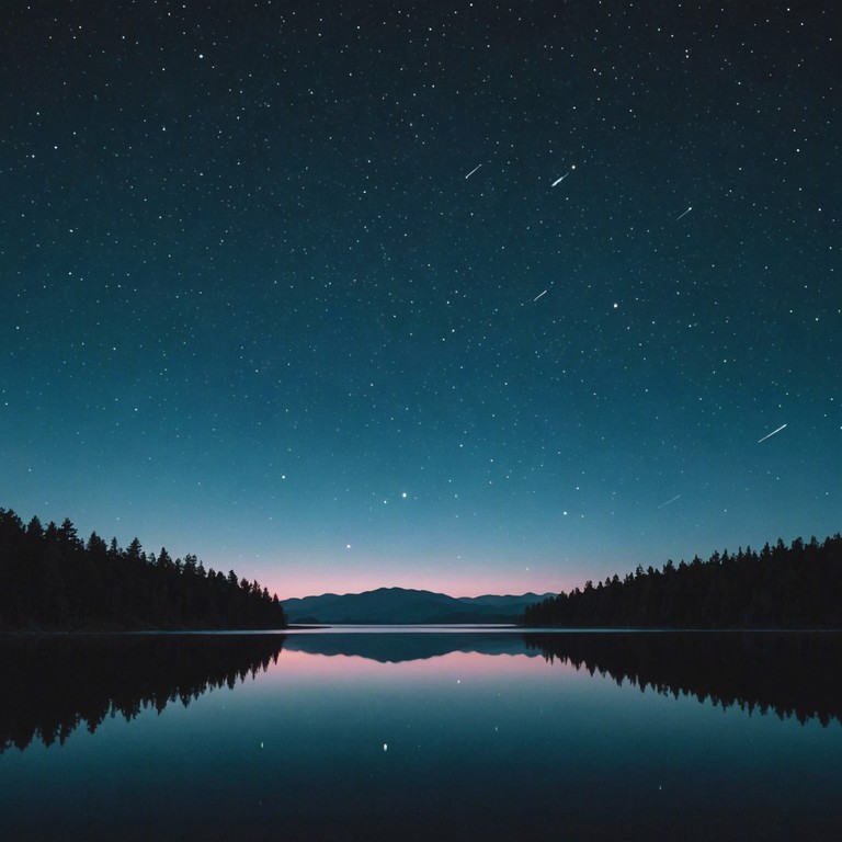 An instrumental track that encapsulates the serenity of a quiet night under a blanket of stars. Soft synth textures and gentle electronic rhythms create a contemplative atmosphere perfect for nighttime reflection or calm evenings.