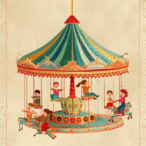 An enchanting and playful piece that brings to mind the magic of a vintage carousel. With a lively waltz rhythm and delightful melodies, it captures the joy and nostalgia of old fairgrounds and merry go rounds.